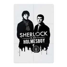 Магнитный плакат 2Х3 с принтом Sherlock Holmes в Санкт-Петербурге, Полимерный материал с магнитным слоем | 6 деталей размером 9*9 см | 221b | detective | holmes | london | sherlock | англия | бенедикт | ватсон | детектив | доктор | камбербэтч | лондон | сериал | холмс | шерлок
