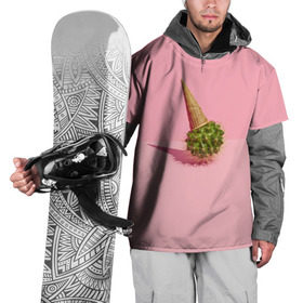 Накидка на куртку 3D с принтом Ванильный Кактус в Санкт-Петербурге, 100% полиэстер |  | Тематика изображения на принте: вафля | вкусняшка | еда | жара | иголки | кактусы | картина | лед | лето | мимими | мороженка | мороженое | необычный | пломбир | растение | рожок | розовый | сладкое | сюрреализм | тень | эскимо