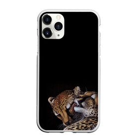 Чехол для iPhone 11 Pro матовый с принтом Гепарды в Санкт-Петербурге, Силикон |  | арт | гепард | животные | кошка | нежность | пара