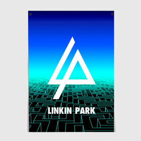 Постер с принтом Linkin Park в Санкт-Петербурге, 100% бумага
 | бумага, плотность 150 мг. Матовая, но за счет высокого коэффициента гладкости имеет небольшой блеск и дает на свету блики, но в отличии от глянцевой бумаги не покрыта лаком | 3d | chester bennington | grey daze | linkin park | stone temple pilots | альтернатива | беннингтон | музыка | честер