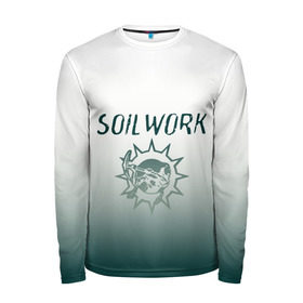 Мужской лонгслив 3D с принтом Soilwork metal band logo в Санкт-Петербурге, 100% полиэстер | длинные рукава, круглый вырез горловины, полуприлегающий силуэт | 