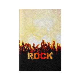 Обложка для паспорта матовая кожа с принтом Rock концерт в Санкт-Петербурге, натуральная матовая кожа | размер 19,3 х 13,7 см; прозрачные пластиковые крепления | Тематика изображения на принте: rock | в толпу | гитара | группа | дым | жанр | концерт | металл | музыка | надпись | панк | певец | песня | прыжок | рок | рок н рол | руки | стиль | хард | хой | я люблю рок