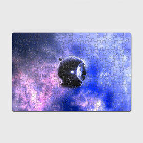 Пазл магнитный 126 элементов с принтом Вселенная бесконечна в Санкт-Петербурге, полимерный материал с магнитным слоем | 126 деталей, размер изделия —  180*270 мм | звезды | планета | разноцветный | шлем | яркий