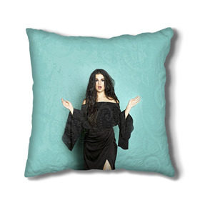 Подушка 3D с принтом Selena Gomez в Санкт-Петербурге, наволочка – 100% полиэстер, наполнитель – холлофайбер (легкий наполнитель, не вызывает аллергию). | состоит из подушки и наволочки. Наволочка на молнии, легко снимается для стирки | selena gomez