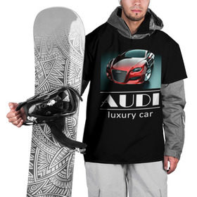 Накидка на куртку 3D с принтом AUDI luxury car в Санкт-Петербурге, 100% полиэстер |  | ауди | машина