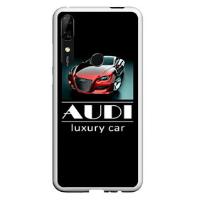 Чехол для Honor P Smart Z с принтом AUDI luxury car в Санкт-Петербурге, Силикон | Область печати: задняя сторона чехла, без боковых панелей | Тематика изображения на принте: ауди | машина