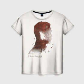 Женская футболка 3D с принтом Дельфин/Андрей в Санкт-Петербурге, 100% полиэфир ( синтетическое хлопкоподобное полотно) | прямой крой, круглый вырез горловины, длина до линии бедер | дельфин