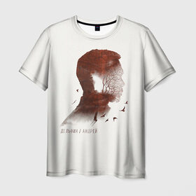 Мужская футболка 3D с принтом Дельфин/Андрей в Санкт-Петербурге, 100% полиэфир | прямой крой, круглый вырез горловины, длина до линии бедер | дельфин