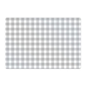Магнитный плакат 3Х2 с принтом Grey squares в Санкт-Петербурге, Полимерный материал с магнитным слоем | 6 деталей размером 9*9 см | Тематика изображения на принте: белый | клеточка | серый | текстура