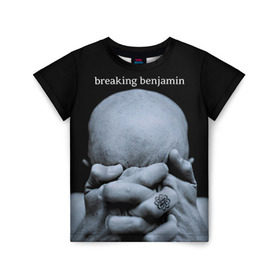 Детская футболка 3D с принтом BREAKING BENJAMIN в Санкт-Петербурге, 100% гипоаллергенный полиэфир | прямой крой, круглый вырез горловины, длина до линии бедер, чуть спущенное плечо, ткань немного тянется | Тематика изображения на принте: breaking benjamin