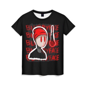 Женская футболка 3D с принтом Blurryface в Санкт-Петербурге, 100% полиэфир ( синтетическое хлопкоподобное полотно) | прямой крой, круглый вырез горловины, длина до линии бедер | rock | t.o.p. | top | twenty one pilots | рок