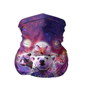 Бандана-труба 3D с принтом Звериный прайд в Санкт-Петербурге, 100% полиэстер, ткань с особыми свойствами — Activecool | плотность 150‒180 г/м2; хорошо тянется, но сохраняет форму | волк | вселенная | галактика | звезды | медведь | орел | пума | туманность