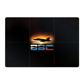 Магнитный плакат 3Х2 с принтом Истребитель ВВС на закате в Санкт-Петербурге, Полимерный материал с магнитным слоем | 6 деталей размером 9*9 см | самолет