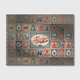 Альбом для рисования с принтом Fargo в Санкт-Петербурге, 100% бумага
 | матовая бумага, плотность 200 мг. | фарго