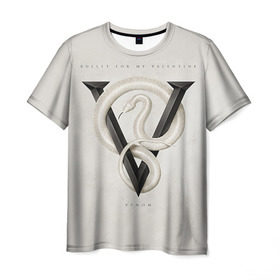 Мужская футболка 3D с принтом Venom в Санкт-Петербурге, 100% полиэфир | прямой крой, круглый вырез горловины, длина до линии бедер | bullet for my valentine | пуля для моей возлюбленной