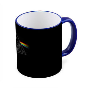 Кружка 3D с принтом Pink Floyd Make Rainbow в Санкт-Петербурге, керамика | ёмкость 330 мл | Тематика изображения на принте: англия | басы | британия | гитара | группа | логотип | музыка | песни | пинк флойд | призма | радуга | рок | свет