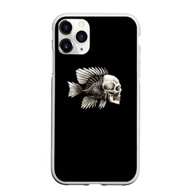 Чехол для iPhone 11 Pro матовый с принтом Рыба Скелет в Санкт-Петербурге, Силикон |  | анатомия | кости | море | плавники | принт | рисунок | рыбный | рыбы | тату | ужас | хвост | череп | черный | чешуя