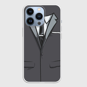 Чехол для iPhone 13 Pro с принтом Костюм в Санкт-Петербурге,  |  | Тематика изображения на принте: галстук | классика | костюм | пиджак | стиль | строгий