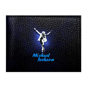 Обложка для студенческого билета с принтом Майкл Джексон в Санкт-Петербурге, натуральная кожа | Размер: 11*8 см; Печать на всей внешней стороне | michael jackson | король