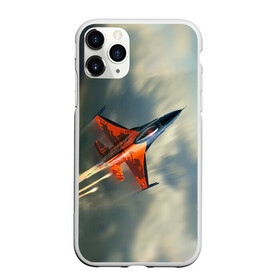 Чехол для iPhone 11 Pro матовый с принтом Красный F16 в Санкт-Петербурге, Силикон |  | Тематика изображения на принте: самолет