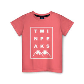 Детская футболка хлопок с принтом Twin Peaks в Санкт-Петербурге, 100% хлопок | круглый вырез горловины, полуприлегающий силуэт, длина до линии бедер | арт | сериал | твин пикс | фильмы