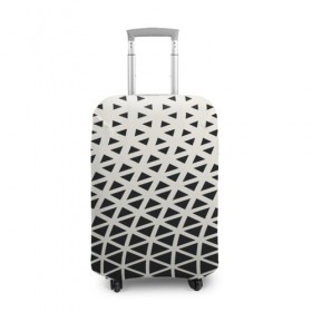 Чехол для чемодана 3D с принтом Необычный узор в Санкт-Петербурге, 86% полиэфир, 14% спандекс | двустороннее нанесение принта, прорези для ручек и колес | pattern | сетка | узоры