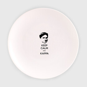 Тарелка с принтом Kappa в Санкт-Петербурге, фарфор | диаметр - 210 мм
диаметр для нанесения принта - 120 мм | Тематика изображения на принте: cs go | kappa | каппа | кс го