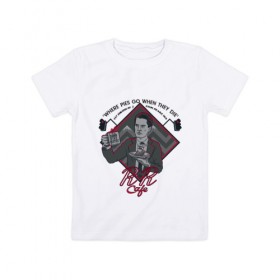 Детская футболка хлопок с принтом Twin Peaks в Санкт-Петербурге, 100% хлопок | круглый вырез горловины, полуприлегающий силуэт, длина до линии бедер | cofee | дейл купер | кофе | твин пикс