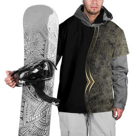 Накидка на куртку 3D с принтом Серебро в Санкт-Петербурге, 100% полиэстер |  | 