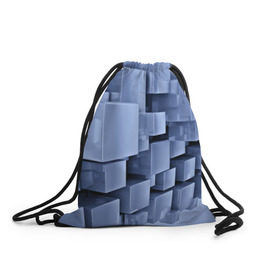 Рюкзак-мешок 3D с принтом Текстура в Санкт-Петербурге, 100% полиэстер | плотность ткани — 200 г/м2, размер — 35 х 45 см; лямки — толстые шнурки, застежка на шнуровке, без карманов и подкладки | abstract | abstraction | block | tessera | абстракция | кубики | текстура
