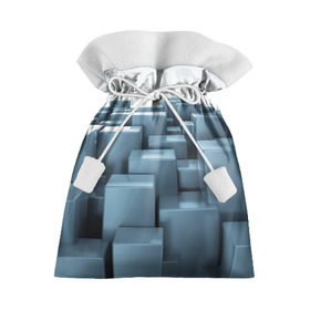 Подарочный 3D мешок с принтом Кубическая текстура в Санкт-Петербурге, 100% полиэстер | Размер: 29*39 см | abstract | abstraction | block | tessera | абстракция | кубики | текстура