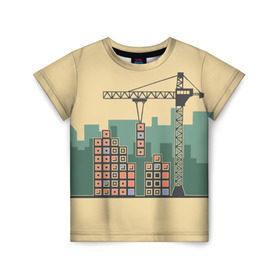 Детская футболка 3D Стройка купить в Санкт-Петербурге