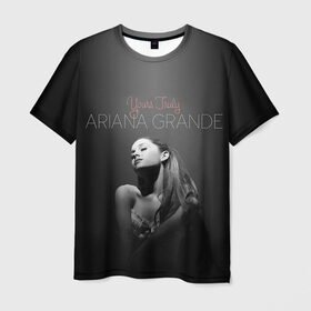 Мужская футболка 3D с принтом Ariana Grande в Санкт-Петербурге, 100% полиэфир | прямой крой, круглый вырез горловины, длина до линии бедер | ariana grande