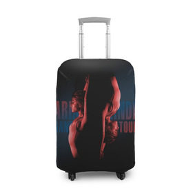 Чехол для чемодана 3D с принтом Ariana Grande в Санкт-Петербурге, 86% полиэфир, 14% спандекс | двустороннее нанесение принта, прорези для ручек и колес | ariana grande