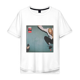 Мужская футболка хлопок Oversize с принтом Moby 2 в Санкт-Петербурге, 100% хлопок | свободный крой, круглый ворот, “спинка” длиннее передней части | moby | моби