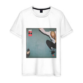 Мужская футболка хлопок с принтом Moby 2 в Санкт-Петербурге, 100% хлопок | прямой крой, круглый вырез горловины, длина до линии бедер, слегка спущенное плечо. | moby | моби