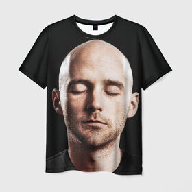 Мужская футболка 3D с принтом Moby в Санкт-Петербурге, 100% полиэфир | прямой крой, круглый вырез горловины, длина до линии бедер | 