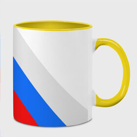 Кружка 3D с принтом Россия в Санкт-Петербурге, керамика | ёмкость 330 мл | russia | флаг
