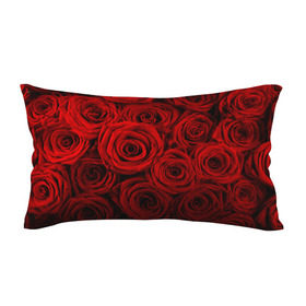 Подушка 3D антистресс с принтом Красные розы в Санкт-Петербурге, наволочка — 100% полиэстер, наполнитель — вспененный полистирол | состоит из подушки и наволочки на молнии | букет | красный | розы | цветы