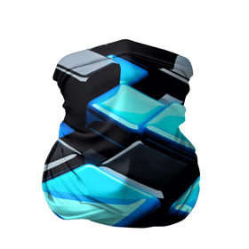 Бандана-труба 3D с принтом Абстрактные кубы в Санкт-Петербурге, 100% полиэстер, ткань с особыми свойствами — Activecool | плотность 150‒180 г/м2; хорошо тянется, но сохраняет форму | Тематика изображения на принте: 