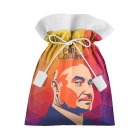 Подарочный 3D мешок с принтом Phil Collins в Санкт-Петербурге, 100% полиэстер | Размер: 29*39 см | phil collins | актер | альтернатива | британский певец | музыкант | рок