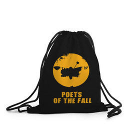 Рюкзак-мешок 3D с принтом poets of the fall в Санкт-Петербурге, 100% полиэстер | плотность ткани — 200 г/м2, размер — 35 х 45 см; лямки — толстые шнурки, застежка на шнуровке, без карманов и подкладки | poets of the fall | rock | альтернатива | музыка | поэты | рок | фины