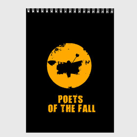 Скетчбук с принтом poets of the fall в Санкт-Петербурге, 100% бумага
 | 48 листов, плотность листов — 100 г/м2, плотность картонной обложки — 250 г/м2. Листы скреплены сверху удобной пружинной спиралью | poets of the fall | rock | альтернатива | музыка | поэты | рок | фины