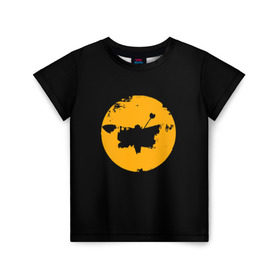 Детская футболка 3D с принтом POTF(LOGO BAND) в Санкт-Петербурге, 100% гипоаллергенный полиэфир | прямой крой, круглый вырез горловины, длина до линии бедер, чуть спущенное плечо, ткань немного тянется | poets of the fall | rock | альтернатива | музыка | поэты | рок | фины