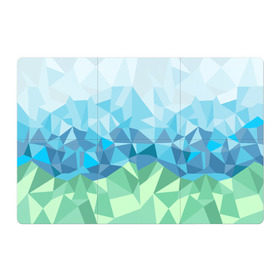 Магнитный плакат 3Х2 с принтом URAL polygonal в Санкт-Петербурге, Полимерный материал с магнитным слоем | 6 деталей размером 9*9 см | polygonal | yaaydesign | екатеринбург | поли | полигональный | россия | урал