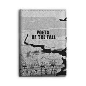 Обложка для автодокументов с принтом Poets of the fall в Санкт-Петербурге, натуральная кожа |  размер 19,9*13 см; внутри 4 больших “конверта” для документов и один маленький отдел — туда идеально встанут права | poets of the fall | rock | альтернатива | музыка | поэты | рок | фины