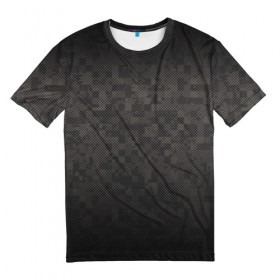 Мужская футболка 3D с принтом Army в Санкт-Петербурге, 100% полиэфир | прямой крой, круглый вырез горловины, длина до линии бедер | армейская | структура