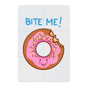 Магнитный плакат 2Х3 с принтом Укуси меня в Санкт-Петербурге, Полимерный материал с магнитным слоем | 6 деталей размером 9*9 см | bart | donut | food | homer | simpsons | аппетит | барт | гомер | еда | мультфильм | пончик | симпсоны | сладкий