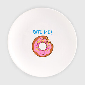 Тарелка с принтом Укуси меня в Санкт-Петербурге, фарфор | диаметр - 210 мм
диаметр для нанесения принта - 120 мм | bart | donut | food | homer | simpsons | аппетит | барт | гомер | еда | мультфильм | пончик | симпсоны | сладкий
