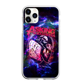 Чехол для iPhone 11 Pro матовый с принтом Life gone wild в Санкт-Петербурге, Силикон |  | asking alexandria | бен брюс | группа | джеймс касселлс | дэнни уорсноп | жанр | жизнь исчезла | жизнь одичавшая | звезды | космос | кэмерон лидделл | музыка | музыканты | песни | рок | скелет | сэм бэттли